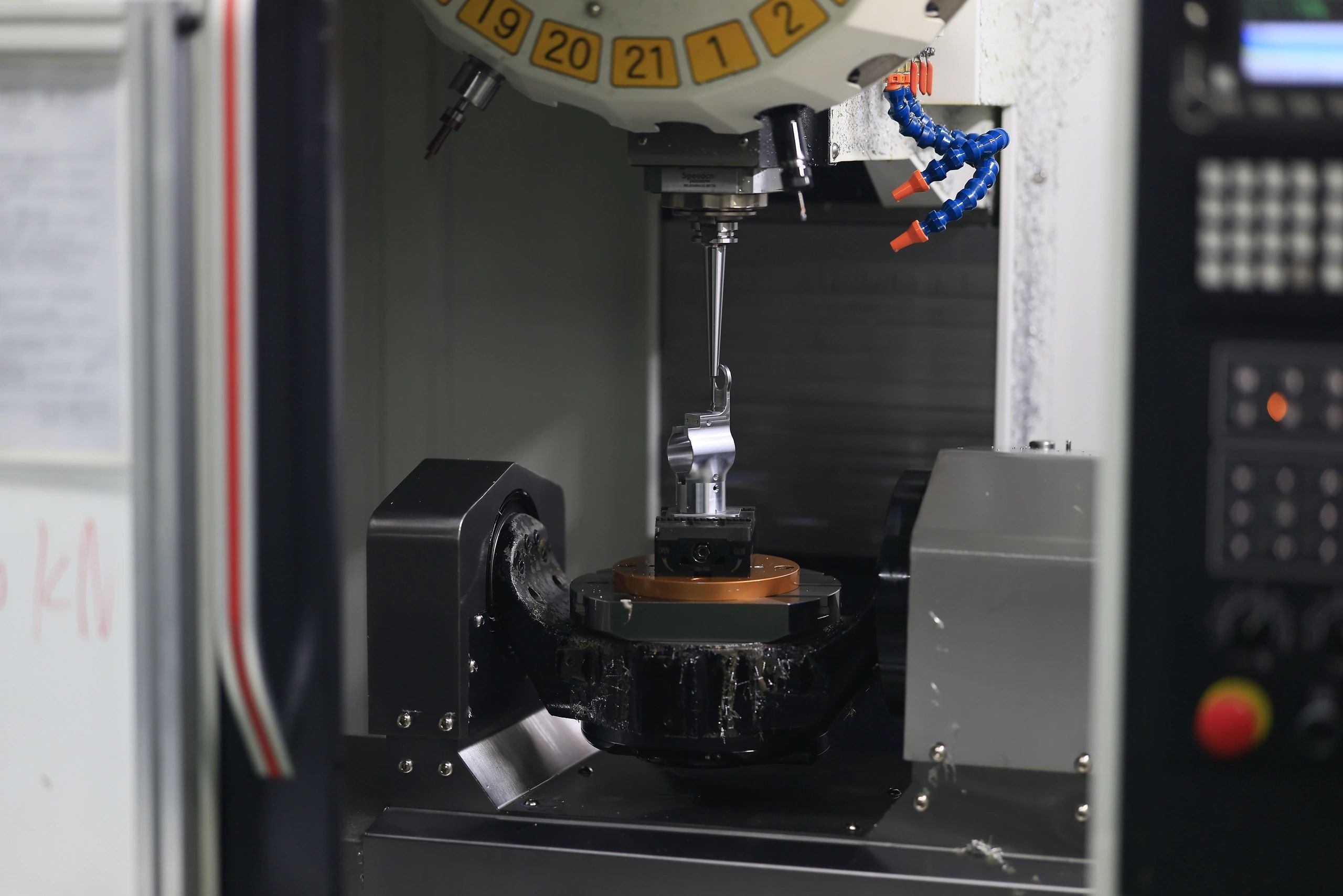 CNC machined aluminium automation linkage component
